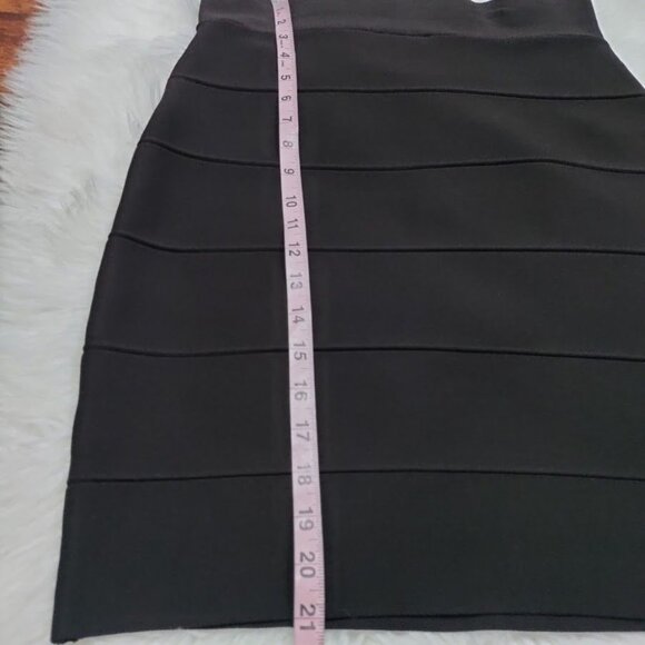 Vivienne Tam Brown Bandage High Waisted Pencil Skirt M - Picture 6 of 9